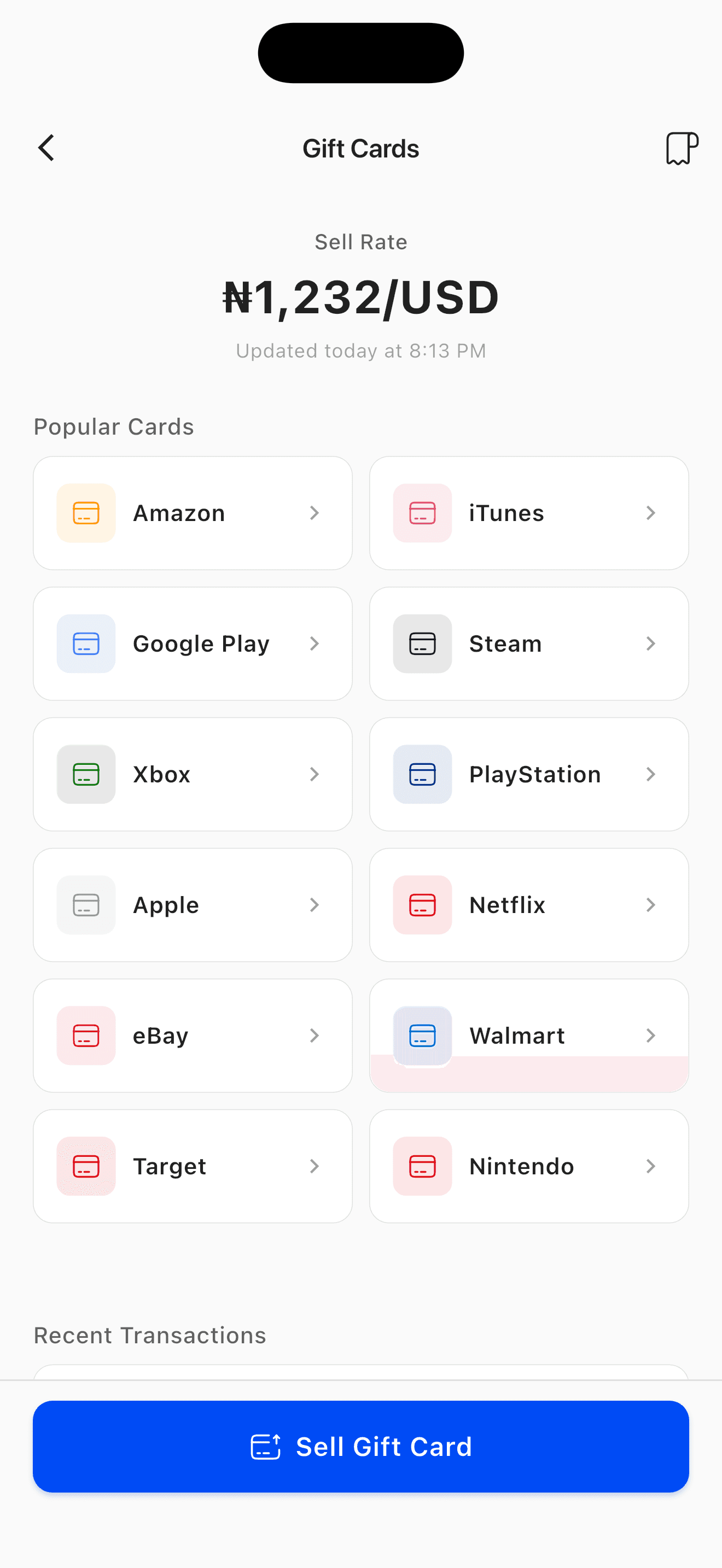 Trade gift cards for real cash, fast